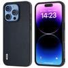 ABEEL For iPhone 16 Pro Max Case Anti-Drop Genuine Cow Leather PC Phone Cover