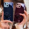 Темно-золотая роза Чехол из закаленного стекла для Oppo Find X5 X8 Pro X3 Lite A72 58 73 54S F11 79 Reno 6 4Z 5G Nord N200