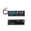 Индикатор уровня заряда батареи DC7-55V 12V 24V Плата емкости литиевой батареи 18650 Тестер заряда батареи