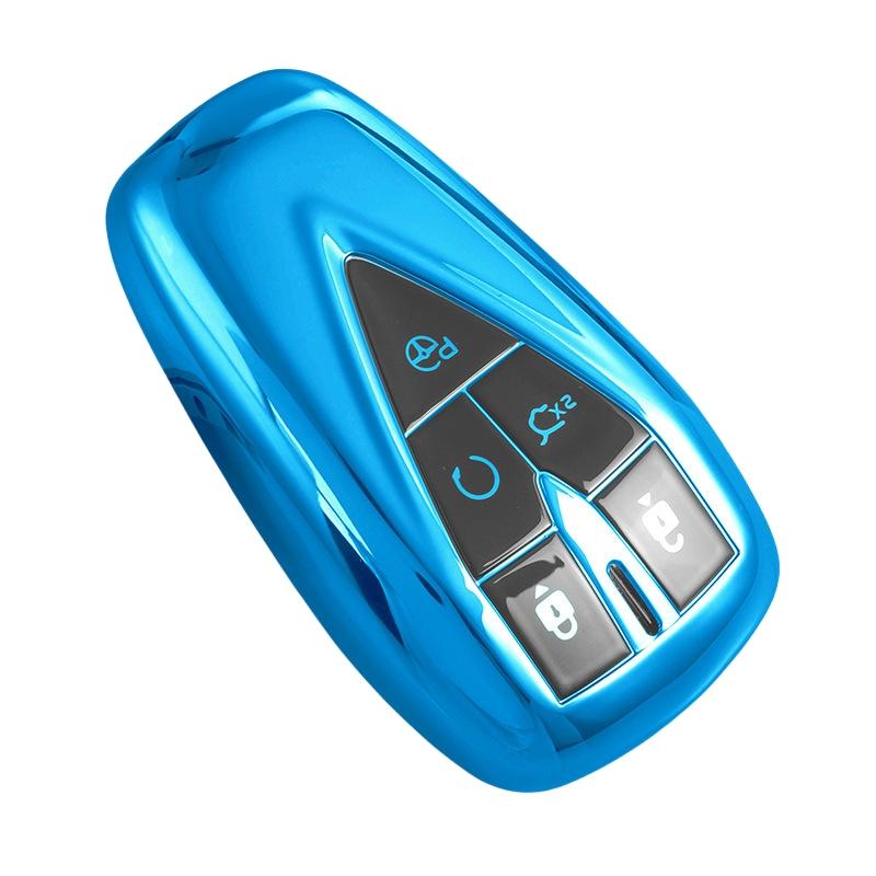 Чехол для дистанционного ключа из ТПУ с 5 кнопками для Changan CS35 Plus CS55 Plus CS75 Plus 2019 2020, защитный чехол для ключей, держатель для сумки