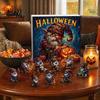 Festival Essentials Halloween Advent Calendar 2026, 24 Days Surprise Countdown with Indoor Outdoor Home Decor Acrylic Ornaments for Party Favors,