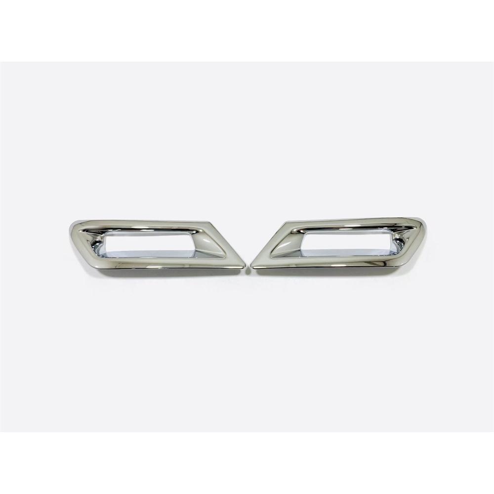 2Pcs New Chrome Rear Fog Light Lamp Cover Decor Trim For Nissan Rogue 2021-2023