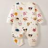 Baby Clothes, Spring and Autumn Style, Pure Cotton Long-Sleeved Romper for Small-Month-Old Babies, Super Cute and Suitable for Going Out