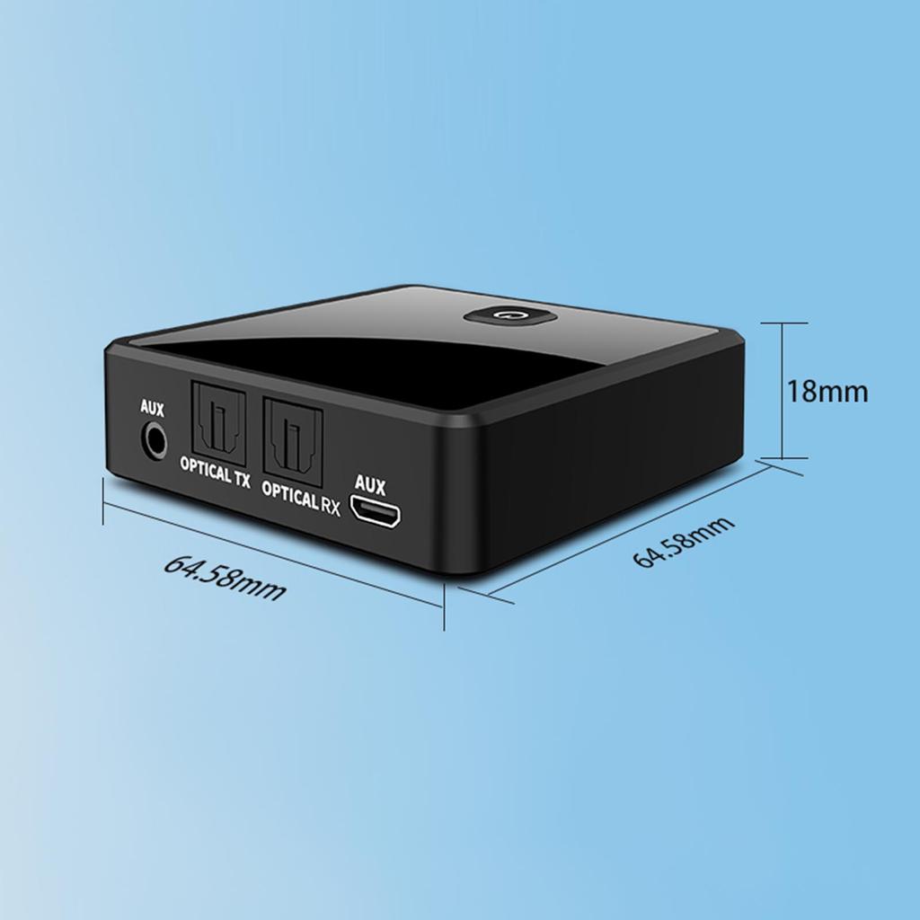 ZF-380 2 в 1 Bluetooth 5.0 Передатчик Приемник ТВ Динамик 3,5 мм AUX Оптический адаптер Аудио Музыка