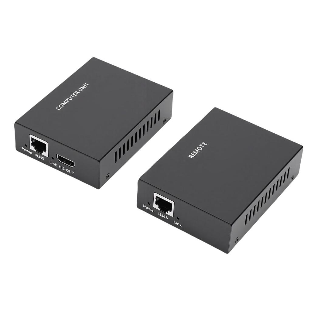 4K 30 Гц 120 м HD Мультимедийный интерфейс KVM-удлинитель с USB KVM-управлением Передача по кабелю Cat5e Cat6 POC Питание