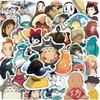 50 Pieces Japanese Cartoon Stickers, Cute Studio Ghibli Anime Stickers, Waterproof Vinyl Cute Stickers, Laptop Guitars, Water Bottles, Luggage, Bikes