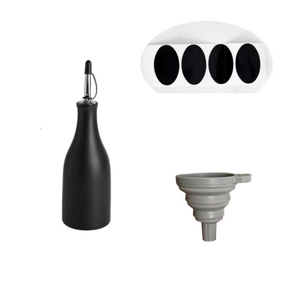 Reduce Oxidation Ceramic Olive Oil Dispenser Bottle Large Capacity Kitchen Sauce Pot Coffee Syrups