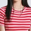 Spao STriped Ribbed Slim KniT  Spkwc26g91 T 