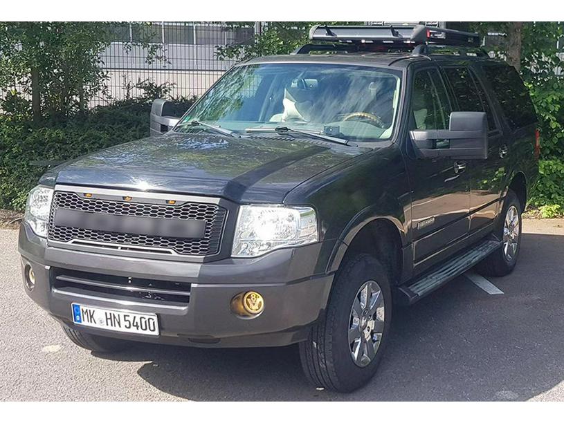 07-17 Ford Expedition Conqueror Grille Modified Front Bumper