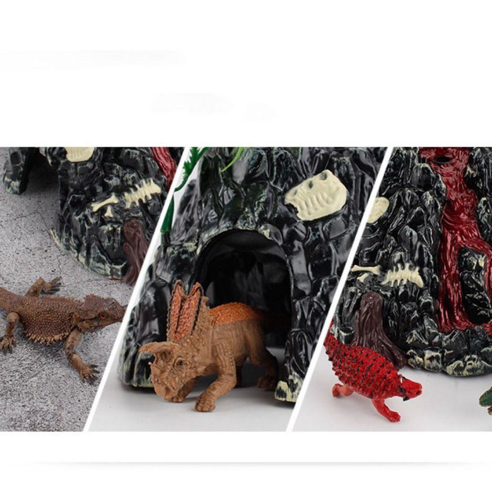 Safety Material Dinosaur Simulation Volcano PVC Volcano Simulation Scene Figure Experiment Action