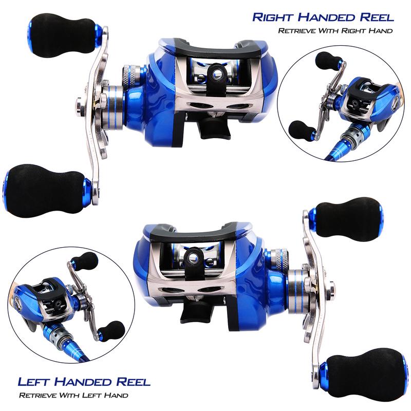 Рыболовная катушка Carbon Drag Катушки для приманки17 + 1BB Левая/Правая рука Спорт на открытом воздухе Колесо для рыболовных снастей