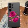 Чехол для телефона с принтом фиолетовых цветов для Samsung Galaxy S25 S24 S23 S22 S21 Ultra FE A25 A32 A33 A72 A73 Note 10 20 Plus 5G Мягкая крышка