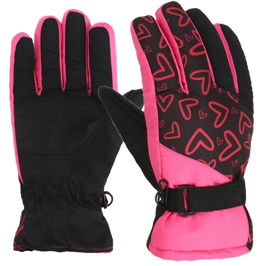 Модернизированные детские лыжные перчатки для улицы, велосипедные перчатки, зимние теплые перчатки для альпинизма, водонепроницаемые