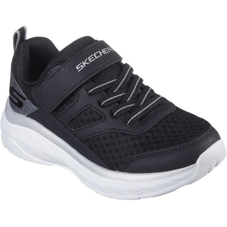 Skechers Детская безграничная мода Универсальные Легкие Амортизирующие Низкие Повседневные Кроссовки Детские Кроссовки Черный 403718L-BKSL