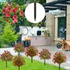 Искусственные цветы и растения во дворе для весеннего и летнего украшения дома на открытом воздухе, искусственные зеленые растения