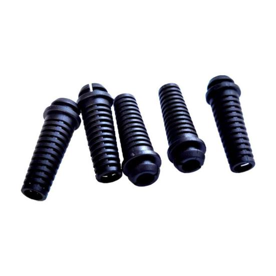 10Pcs PVC Cable Boot Durable Wire Gland 6mm Strain Relief Cord Protector Sleeve