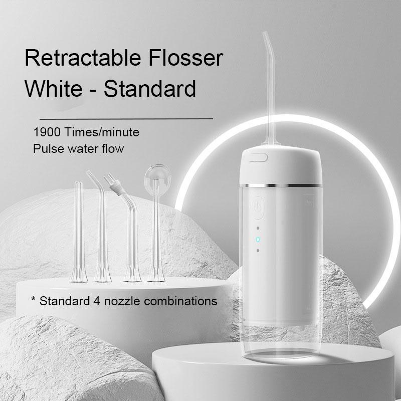 Water Flosser Cordless For Teeth With 4 Types Of Nozzles Mini Portable Oral Irrigator Teeth Cleaner Pick