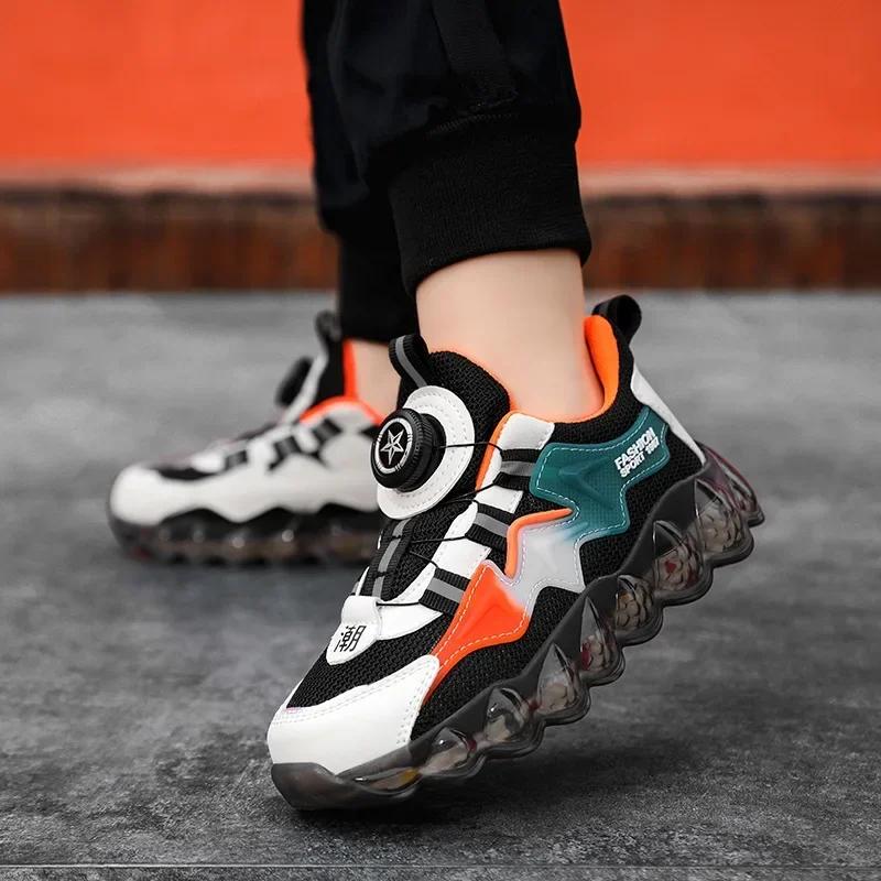 Теннисная детская спортивная обувь для мальчиков, нескользящая, новогодняя, весенне-осенняя, для учеников начальной школы, повседневная обувь для женщин, папиных туфель, для девочек