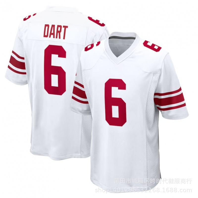 NFL New York Giants Custom Embroidered Football Jersey Men Fans - Jones 8 Barkley 26 Numbers 1 56 44