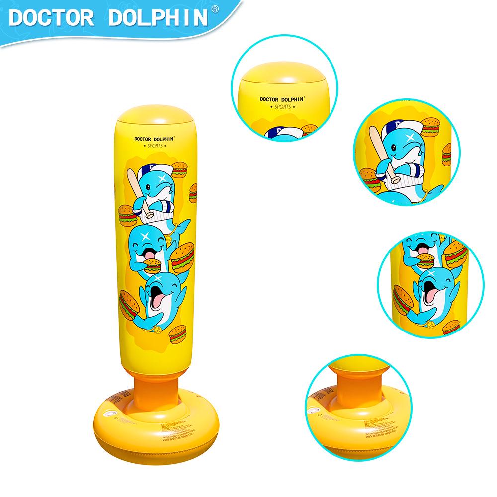 Children's Thickened Inflatable Punching Bag - Vertical Boxing Column and Stress Relief Tumbler Sandbag.