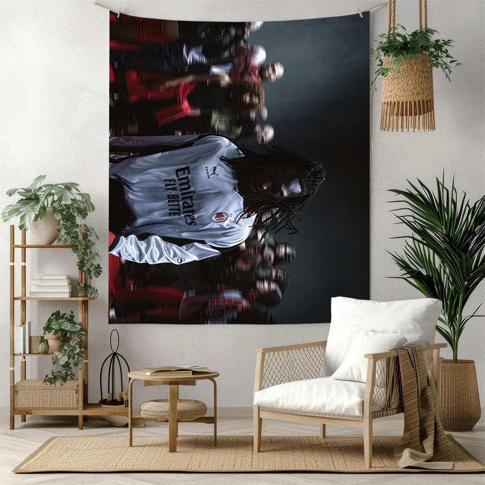 Ac Milan Wall Decor Tapestry Art For Pet Memorial Birthdaywedding Party Backdrop Family Gift