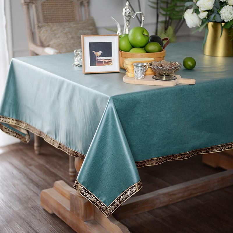 Водонепроницаемый и маслостойкий настольный коврик для гостиной, домашняя скатерть, европейский стиль, ткань для обеденного стола, ткань для журнального столика