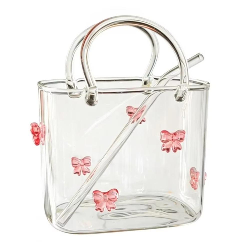 Transparent Fruit Wine Glass Funny Cold Drink Cup Hydroponic Flower Basket Glass Vase Cafe