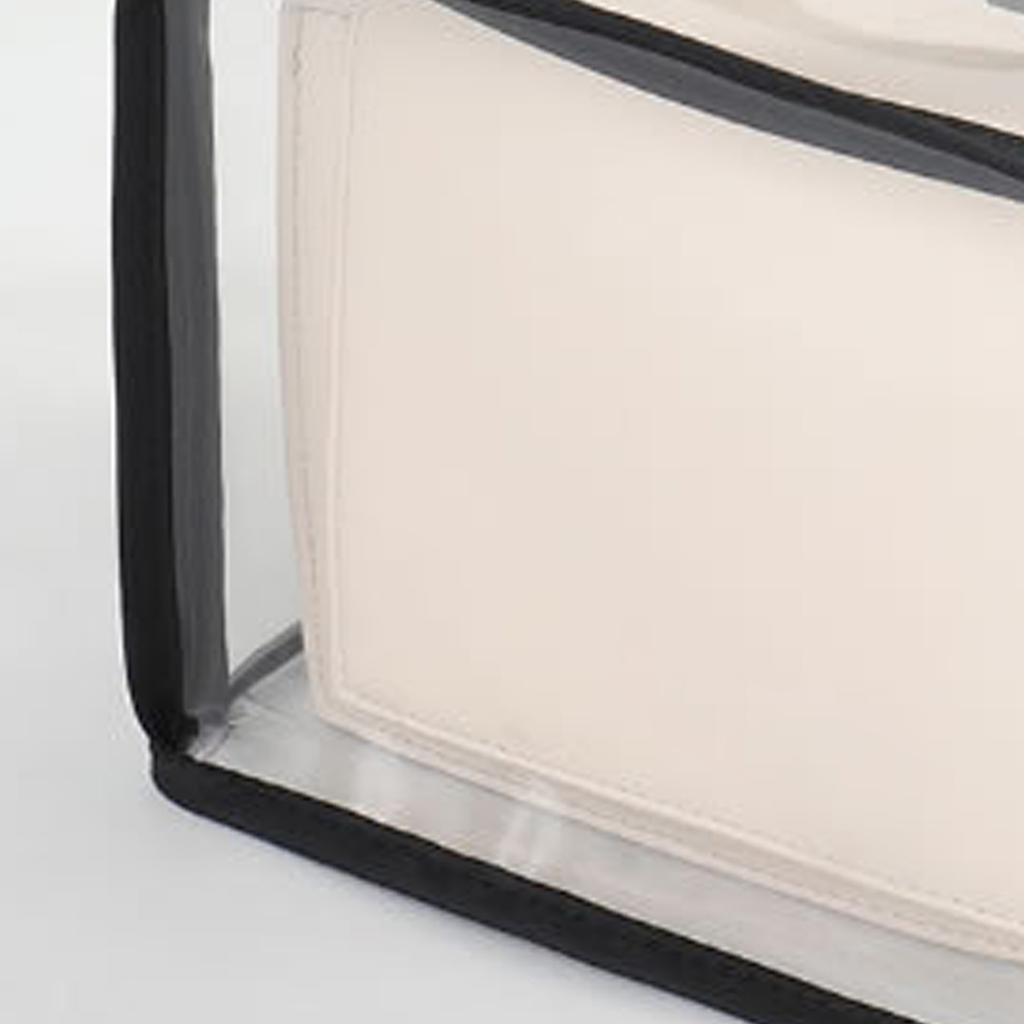 Мешок для пыли для сумок из ПВХ, прозрачный защитный чехол для сумок, органайзер с застежкой-молнией и ручкой для