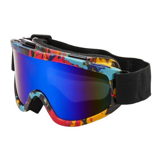 Зимние уличные лыжные очки для мужчин и женщин, линзы с двойным слоем, защита от запотевания, солнцезащитные очки для снега, ветрозащитные, защита от УФ-лучей, солнцезащитные очки для занятий спортом на открытом воздухе