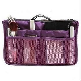 Bag Organizer - FUN DAISY - Large Handbag - Purple Color - Lightweight 90g - Multiple Compartments