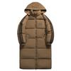 Down Jacket Women's Winter Long Style New Loose Thickened Mid-length Knee-length Cotton Coat and Jacket