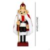 Christmas Nutcracker Ornament Figure with Music Craft Collectible Toy Decor for