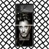 Johnny Hallyday Music Phone Case For Samsung Z Flip 7 6 5 4 3 Galaxy ZFLIP7 ZFlip6 5G Flip5 Flip4 Flip3 5g Black Hard Cover