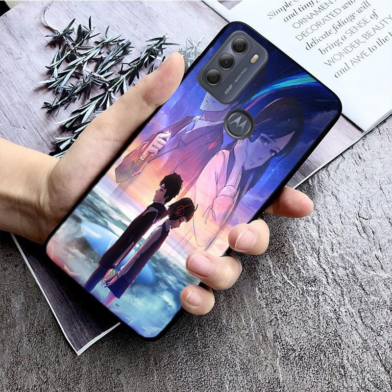 Чехол Kiminonawa Your Name для телефона Motorola Moto E32 E20 E40 G22 G52 G20 G30 G100 G60 G50 G10 GPure GStylus G9 One Action Macro