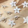 10/40PCS Set Hair Clip Braided Hair Small Flower Hair Buttons Hairpin Girl Cute Headdress Girl Mini Hair Claw Hair Accessories