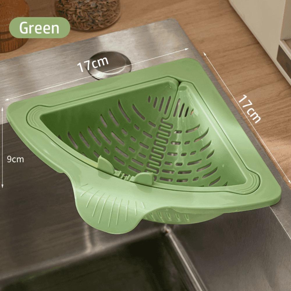 New Magnetic Sink Drain Basket Triangle Multifunctional Food Waste Filter Basket Kitchen Sink Trash Boxes Kitchen Supplies
