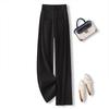 Sibaishe Women's High-Waist Draped Wide-Leg Casual Pants