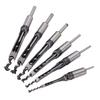 Square Hole Mortise Chisel Drill Bit HSS Accurate Hole Saw Mortising Chisel Drill Bit for