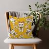 Manga anime TTurbo Granny cat couple Comfortable soft Pillow Case for Sofa cartoon kawaii Living Room Home office Decor Covers