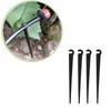 50Pcs Irrigation Drip Support Stakes C- Shape Fixed Stems Holder Bracket for 4/7mm Drip Irrigation Pipe Inserting Ground