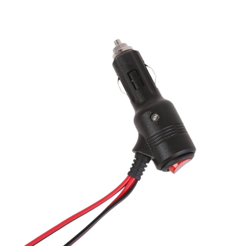 12 В-24 В автомобильный прикуриватель разветвитель адаптер кабель шнур с кнопкой переключения питания 1 штекер на 2/4/3 гнездо