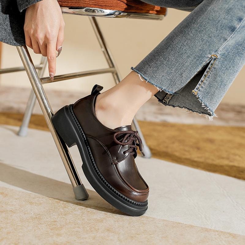 Женские черные туфли-оксфорды на весну и осень, унисекс, модные, универсальные, для вечеринок и свадеб, женские, школьные, на шнуровке, лоферы