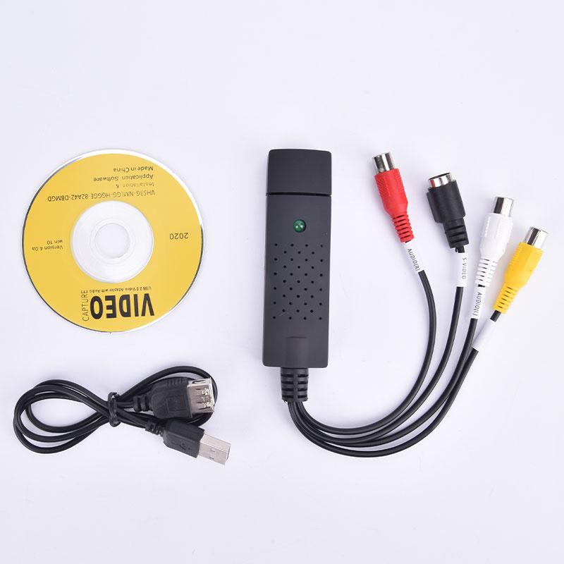 Usb 2.0 Audio Video Vhs Vcr To Dvd Converter Capture Card Adapter Digital Format