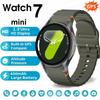 2025 Watch 7 mini Смарт-часы Мужские Женские AMOLED HD Экран Компас Пульс Фитнес Спорт Водонепроницаемые Звонки по Bluetooth Смарт-часы