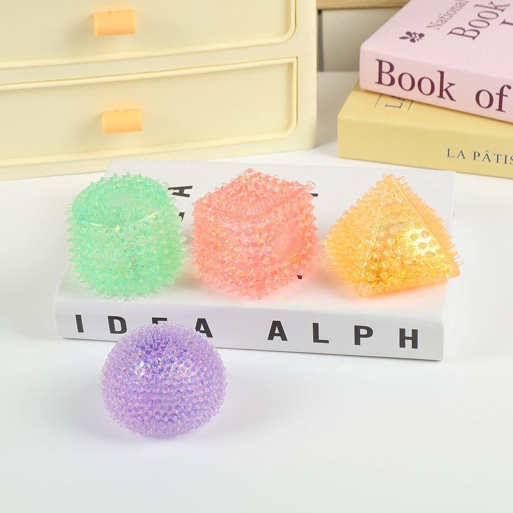 Geometric Shapes Maltose Fidget Squishes Slow Rising Sensory Toy Squishy Ice Ball Office Home