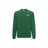 Reebok Solid Color Crew Neck Pullover Sweatshirt Unisex Sweatshirt Dark-Green 23FRC301UGL1