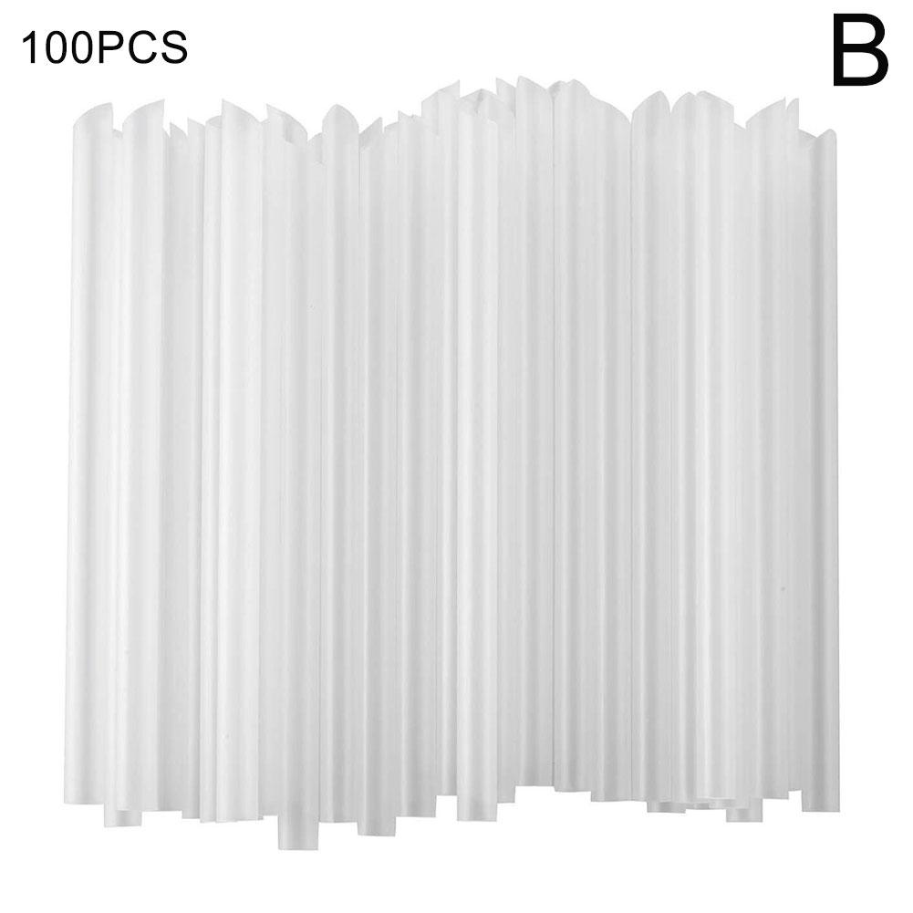 100 шт. Пластиковые соломинки черного цвета (Одноразовые Соломинки Материал Коктейль Сделай сам Для Кафе Бара Вечеринки Помолвки Дня рождения