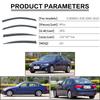 Для BMW 3 серии 320i E46 E90 F30 G20 аксессуары для оконных козырьков дефлектор лобового стекла солнцезащитный козырек крышка вентиляционного отверстия отделка яркая полоса