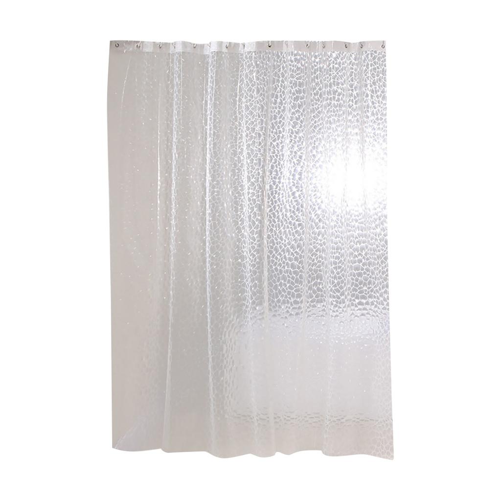 Водонепроницаемая занавеска для душа в ванной комнате с набором колец из 12 крючков