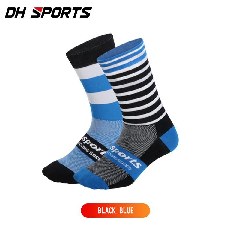 DH SPORTS Professional Cycling Socks Best Funky Breathable Wicking Road Bicycle Sport Compression Running Socks
